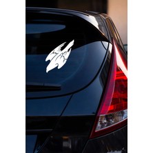 New Jargon Uçan Kartal Oto Sticker - Kartal Silüet Sticker - Araba Motor Aksesuar 13X15CM