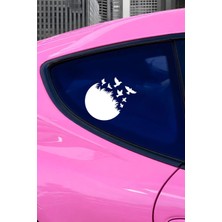 New Jargon Özgürlük Temalı Kuş Sticker Araç Sticker - Uçan Kuşlar Oto Sticker 15X13CM