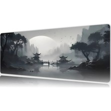Urzuva Silent Pagoda Gaming Oyuncu Xl Mouse Pad  Mousepad 80X30 cm 3mm Dikişli Model