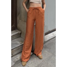 la & vetta Keten Karışımlı Bol Kesim Pantolon