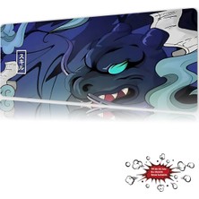 Urzuva Blue Azure Wrath Gaming Oyuncu Xl Mouse Pad  Mousepad 90X40 cm 4mm Dikişli Model