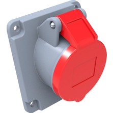 Schneider Bemis 4X32A 45 Derece Eğik Makine Prizi Ip 44 380 Volt BC1-3504-2420