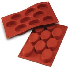 Silikomart SF018 Orta Boy Oval Profesyonel Silikon Kalıp