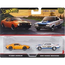 LEGO Hot Wheels Premium JBL06 Car Culture 2 Pack 71 Amc Javelin // Amc Rebel Machine
