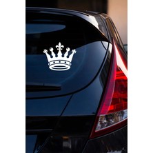 New Jargon Kraliyet Tacı Oto Sticker - Premium Araç Sticker 15X13CM