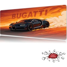Urzuva Araba Modelleri Burning Asphalt Gaming Oyuncu Xl Mouse Pad Mousepad 90X40 cm 4mm Dikişli Model