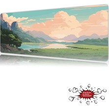 Urzuva Emerald Valley Gaming Oyuncu Xl Mouse Pad  Mousepad 90X40 cm 4mm Dikişli Model