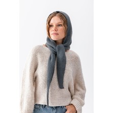 Wega Moda Soft Dokulu Bağlamalı Balaclava Kapşon Bere Kadın Kışlık Başlık Rahat Şık Kullanım