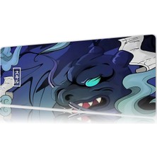 Urzuva Blue Azure Wrath Gaming Oyuncu Xl Mouse Pad  Mousepad 70X30 cm 3mm Dikişli Model