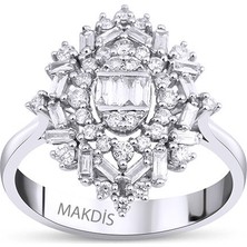 Makdis Pırlanta 0.60 Karat Fantezi Pırlanta Yüzük