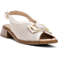 Venüs Toka Detaylı %100 Deri Sandalet 2512003Y