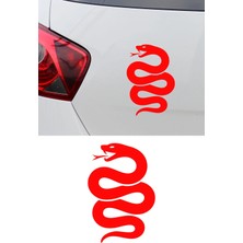 New Jargon Kobra Yılan Sticker Araç Cam Sticker Oto Aksesuar - Motor Araba Sticker 10X15CM