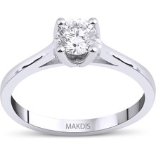 Makdis Pırlanta 0.50 Karat Tektaş Pırlanta Yüzük