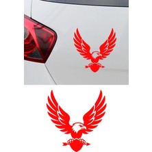 New Jargon Kartal Amblem Oto Sticker – Araba Oto Motor Dekoratif Sticker 14X15CM