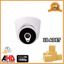 River World 10 Adet Güvenlik Kamerası 2 Mp 1080P 6 Atom LED Dome Ahd
