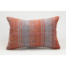 Kilim Wholesale El Yapımı Eski Kilimden Yapılmış Vintage Kırlent Kılıfı, Yün, 40X60 cm