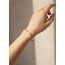 Belirtilmemiş Italyan Zincir Bileklik Gold Renk , Çelik Bileklik