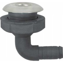 Lhr Krom Flanşlı Sintine Çıkışı 1.1/4", Dirsek