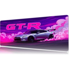 Urzuva Araba Modelleri Neon Drift Legend Gaming Oyuncu Xl Mouse Pad Mousepad 70X30 cm 3mm Dikişli Model