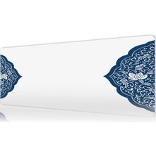 Urzuva Imperial Blue Gaming Oyuncu Xl Mouse Pad  Mousepad 70X30 cm 3mm Dikişli Model