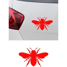 New Jargon Arı Sticker - Sevimli Arı Oto Sticker - Araç Sticker Aksesuar 15X10CM