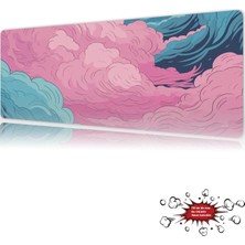 Urzuva Cotton Storm Gaming Oyuncu Xl Mouse Pad  Mousepad 90X40 cm 4mm Dikişli Model