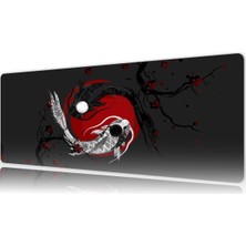 Urzuva Yin Koi Gaming Oyuncu Xl Mouse Pad  Mousepad 70X30 cm 3mm Dikişli Model