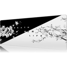 Urzuva Death & Life Gaming Oyuncu Xl Mouse Pad  Mousepad 70X30 cm 3mm Dikişli Model