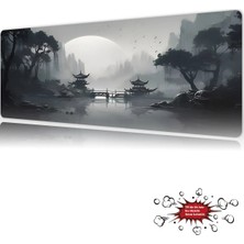 Urzuva Silent Pagoda Gaming Oyuncu Xl Mouse Pad  Mousepad 90X40 cm 4mm Dikişli Model