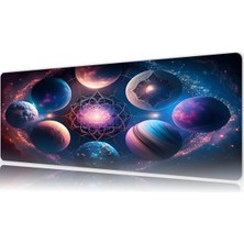 Urzuva Cosmic Alignment Gaming Oyuncu Xl Mouse Pad  Mousepad 80X30 cm 3mm Dikişli Model