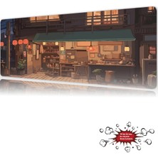 Urzuva Neon Alley Gaming Oyuncu Xl Mouse Pad  Mousepad 90X40 cm 4mm Dikişli Model