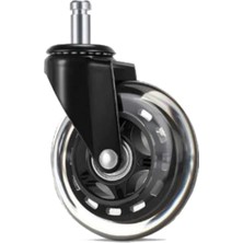 Hunt Mobilya Ithal Kauçuk Makam Koltuğu Tekeri - Ofis Koltuğu Tekeri - Oyuncu Koltuğu Tekeri 75 mm