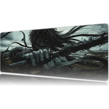 Urzuva Night Hunter Gaming Oyuncu Xl Mouse Pad  Mousepad 80X30 cm 3mm Dikişli Model