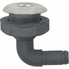 Lhr Krom Flanşlı Sintine Çıkışı 1.1/2'', Dirsek