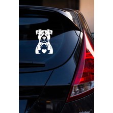 New Jargon Köpek Sticker – Pitbull Tasarımlı - Araba Oto Motor Sticker 15X11CM