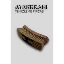 Onur Lostra Tipi At Kılı Ayakkabı Temizleme Fırçası Profesyonel Deri Ayakkabı Bakım Parlatma Fırçası 18CM