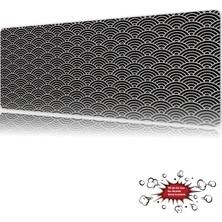 Urzuva Seigaiha Wavesgaming Oyuncu Xl Mouse Pad  Mousepad 90X40 cm 4mm Dikişli Model