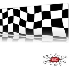 Urzuva Racing Grid Gaming Oyuncu Xl Mouse Pad  Mousepad 90X40 cm 4mm Dikişli Model
