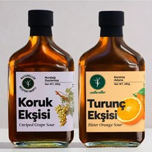 Natureller Koruk Ekşisi ve Turunç Ekşisi - Tatlı Ekşi Hasat (2 Adet) 280 gr