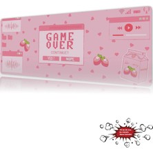 Urzuva Cherry Gamer Gaming Oyuncu Xl Mouse Pad  Mousepad 90X40 cm 4mm Dikişli Model