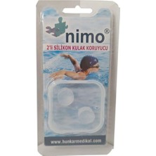 Nimo 2 Li Silikon Kulak Tıkacı Kulağı Basınçtan Koruma Aparatı Tıkaç Havuz Deniz Uçak