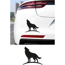 New Jargon Uluyan Kurt Oto Sticker – Araba Cam Kaput Sticker - Kurt Motor Oto Sticker 15X14CM