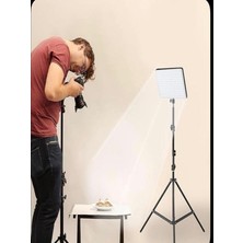 CAILON 14 Inç Profesyonel Fotoğraf ve Video Için Çekim Işığı Ring Lıght Stüdyo 10 Inç +2,1 Metre