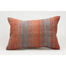 Kilim Wholesale El Yapımı Eski Kilimden Yapılmış Vintage Kırlent Kılıfı, Yün, 40X60 cm