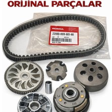 Honda Activa S 125 Yeni Kasa Ön Varyatör Arka Varyatör - Kayış Komple Honda Orjinal Ürünler  %100