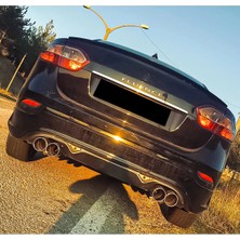 Renault Fluence Uyumlu Makyajlı Sağ Sol Çift Çıkışlı Arka Ek (Plastik)