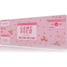 Urzuva Cherry Gamer Gaming Oyuncu Xl Mouse Pad  Mousepad 70X30 cm 3mm Dikişli Model