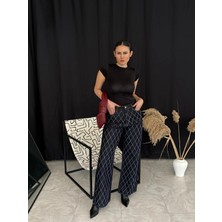 Luz Taş Süslemeli Yüksel Bel Jean
