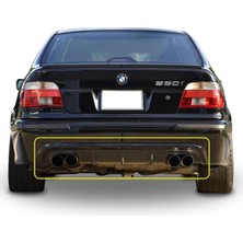 Bmw E39 5 Serisi M5 Difüzör Piona Black Sağ Sol Çiftli Çıkış Plastik