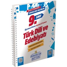 Murat Yayınları 2026 Yeni Baskı 9.sınıf Türk Dili Edebiyatı Öğrencim Defteri
